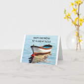 **JEUX ANNIVERSAIRE À UN GRAND CHEF" CARTE (Fleur jaune)