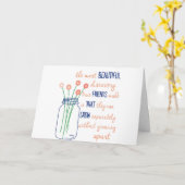 JEUX ANNIVERSAIRE À UNE CARTE D'AMI "TRÈS SPÉCIALE (Fleur jaune)