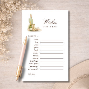 Jeux de Baby Shower Chic Cartes de Vœux et Conseil