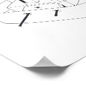 Jeux de Bâtiment LAG Monogramme Dessin 16 affiche (Coin)