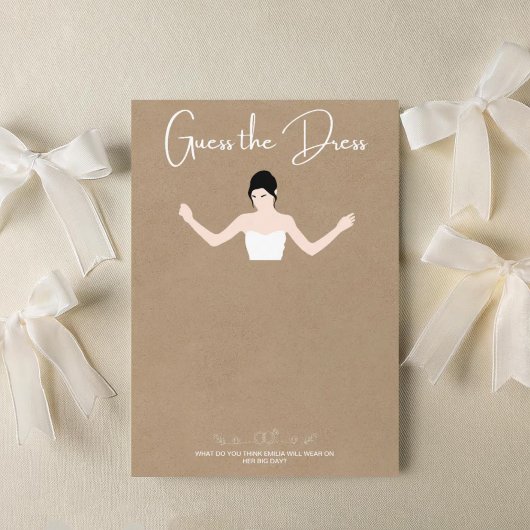 jeux de cartes Devinez la carte robe