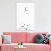 Jeux de construction avec lettres Dessin 8 toile (Insitu(Salon))