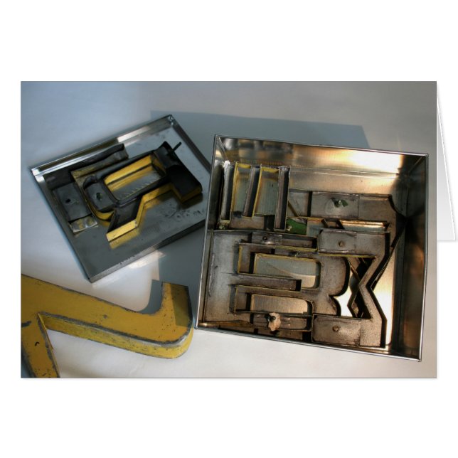 Jeux de Construction Bâtiment's Game Metal Letters (Devant horizontal)
