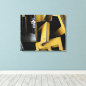 Jeux de Construction Building's Game Letter Canvas (Insitu (Houten vloer))