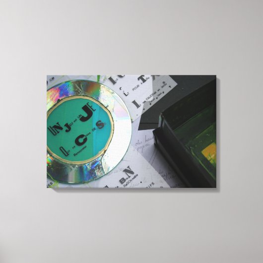 Jeux de Construction Part II detail 2 Canvas Afdruk (Voorkant)