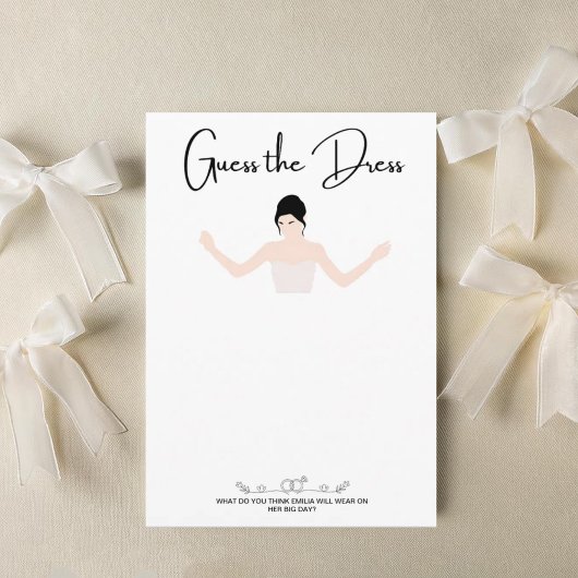 Jeux de fête esquisser la carte robe