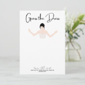 Jeux de fête esquisser la carte robe (Debout devant)