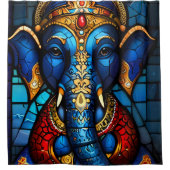 Jeux de rideaux colorés de douche Ganesh (Devant)