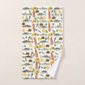 Jeux de serviettes de bain de poisson (Serviette à main)