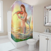 Jeux de sirène d'imaginaire de rideau en douche (En situation)