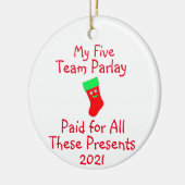 Jeux de sport ornement en céramique (Gauche)