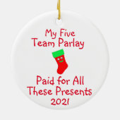 Jeux de sport ornement en céramique (Dos)