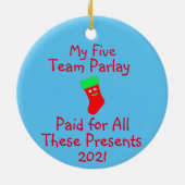 Jeux de sport ornement en céramique (Dos)