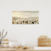 Jeux d'hiver - Hendrick Avercamp Poster d'Art (Cuisine)