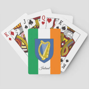Jeux du drapeau irlandais, cartes à jouer irlandai