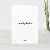 **JEUX NOËL ANNIVERSAIRE** CARTE D'ANNIVERSAIRE (Dos)