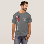 Jeux Olympiques de Paris 2024 T-shirt noir basique (Devant entier)