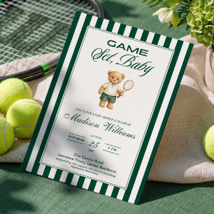 JEUX, SET, BÉBÉ Invitation à la Baby Shower de Ten