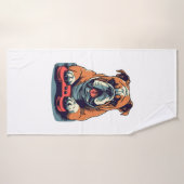Jeux vidéo de Dog Plays (Serviette de bain)
