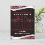 JEUX VIDÉO Invitation du Bat mitzvah de la barre r (Debout devant)