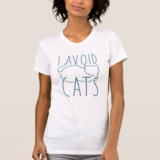 J'évite les T-shirts pour chats (Devant)