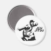 Jew Jitsu Magnet | Cadeaux Juifs Bar Mitzvah (Recto/Verso)