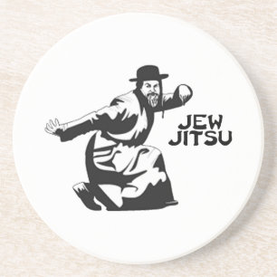 Jew Jitsu Onderzetter   Joodse balie Mitzvah Gifts