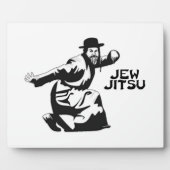 Jew Jitsu Plaque | Cadeaux Juifs Bar Mitzvah (Devant)