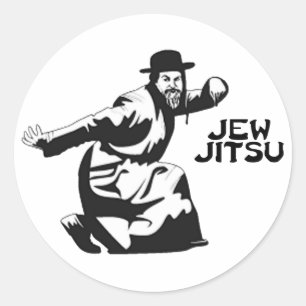 Jew Jitsu Sticker Joodse balie Mitzvah Gifts