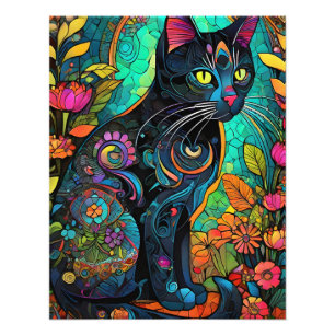 Jewel Cat Foto Afdruk