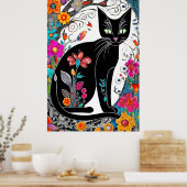 Jewel Cat Poster (Keuken)