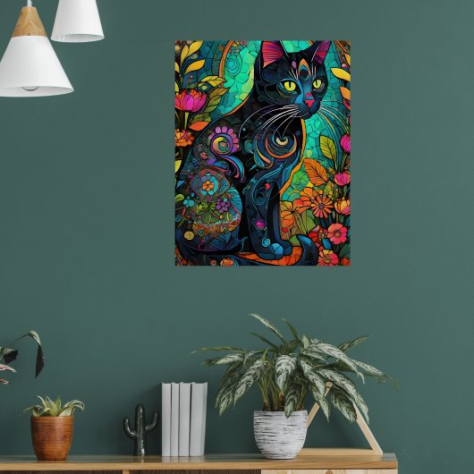 Jewel Cat Poster (Woonkamer 1)