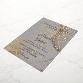 JEWEL COLLECTIE folie huwelijksuitnodiging Folie Uitnodiging (Gedraaid)