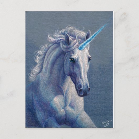 Jewel de Unicorn Briefkaart (Voorkant)