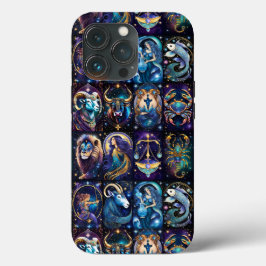 Jewel Galaxy Zodiac iPhone 13 Pro Hoesje