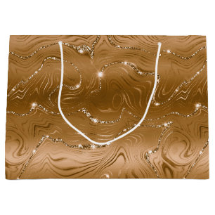 Jewel Gold Glittery Glitter Groot Cadeauzakje