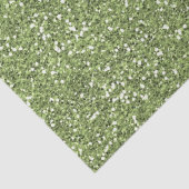 Jewel Green Faux Glitter Tissuepapier (Detail)