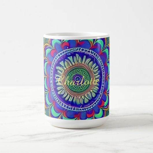 Jewel Mandala Mandala Coffee Mug (Centre)
