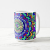 Jewel Mandala Mandala Coffee Mug (Devant droit)