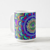 Jewel Mandala Mandala Coffee Mug (Devant gauche)