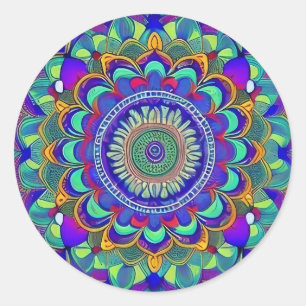 Jewel Mandala Ronde Sticker
