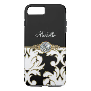 Jewel Monogram Style iPhone 7 Plus iPhone 8 Plus / 7 Plus Hoesje