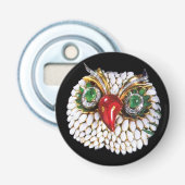 JEWEL OWL BUTTON FLESOPENER (Voorkant)