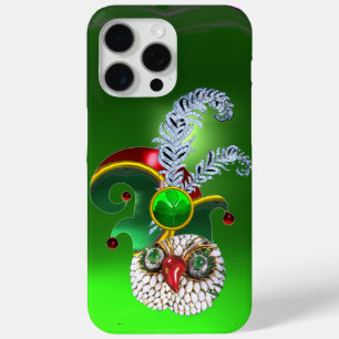 JEWEL OWL, ELF PET, SHAMROCK EN DIAMOND FEATHERS iPhone 15 PRO MAX HOESJE