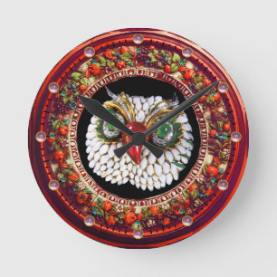 JEWEL OWL RONDE KLOK