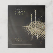 Jewel Palm Leaf Wedding Gold ID830 (Buitenkant ongevouwen)