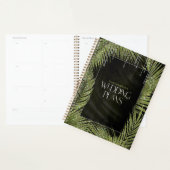 Jewel Palm Leaf Wedding Green ID830 Planner (Display)
