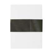 Jewel Palm Leaf Wedding Green ID830 Uitnodigingen Wikkel (Achterkant Voorbeeld)