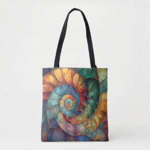 Jewel Spiral Shell Draagtas