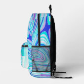 Jewel Tone Bedrukte Rugzak (Rechts)